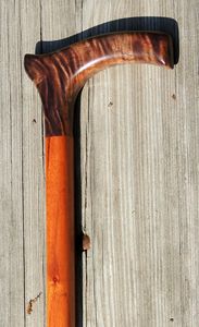 Canne de marche élégante en bois de haute qualité, faite à la main, rayée et polie, pour seniors, longueur personnalisable, canne de gentleman, bonnes affaires - Product Image 4