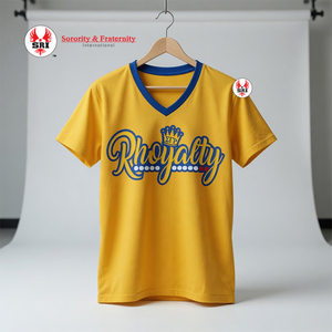 เสื้อยืดพิมพ์ลายดิจิตอลทั้งตัวสำหรับผู้หญิง Sigma Gamma Rho |   ผ้าฝ้ายเนื้อเนียน 100% เป็นมิตรกับสิ่งแวดล้อม ระบายอากาศได้ดี แฟชั่นลำลอง - Product Image 1