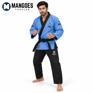 Kimono de Jiu-Jitsu personnalisé, uniforme BJJ, imprimé en sérigraphie, coton tissé perlé, léger, respirant, antibactérien, unisexe, compétition - Product Image 1