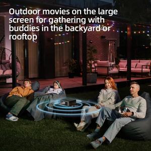 Proyector Portátil Android AUN U002 Económico de Bajo Costo, 1080p 4K, Cine en Casa, MINI Smart TV 3D, Dropshipping, Marca Profesional - Product Image 4