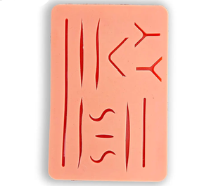 Kit d'entraînement à la suture pour étudiants en médecine, instruments en acier inoxydable, coussin en silicone, ensemble de formation pour la chirurgie plastique, garantie 1 an - Product Image 2