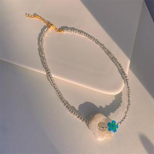 Handmade resin beaded <b>necklace</b> fashionable jewelry colorful <b>statement</b> piece for women perfect for casual wear and special - Product Image 1