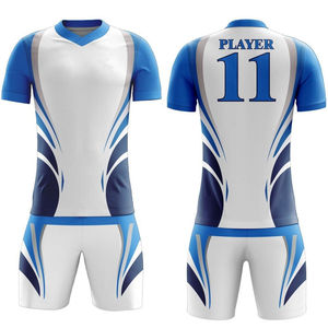 Uniforme de Fútbol Personalizado, Camiseta de Fútbol Transpirable de Manga Corta de Secado Rápido, Spandex/Poliéster, Unisex para Adultos - Product Image 3