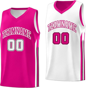 Venta al por Mayor de Camisetas de Baloncesto Sublimadas Personalizadas para Adultos con Bordado, Colores y Nombres de Equipos Personalizados, Precio Económico, OEM - Product Image 4