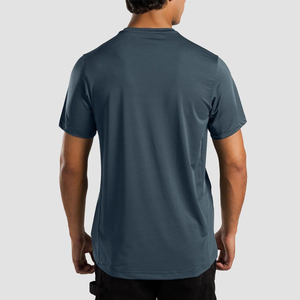 Camisetas de Manga Corta para Hombre, al por Mayor, con Logotipo Personalizado, Estilo Casual, Verano, Corte Ajustado, Secado Rápido, Ecológicas y Transpirables - Product Image 3