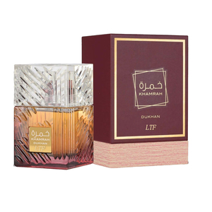 Khamrah-Dukhan ORG, parfums orientaux gourmands <span class=keywords><strong>de</strong></span> qualité supérieure <span class=keywords><strong>de</strong></span> LATAFA Dubaï, mélange <span class=keywords><strong>de</strong></span> saveurs fumées, d'encens et <span class=keywords><strong>de</strong></span> tabac riche. - Product Image 1