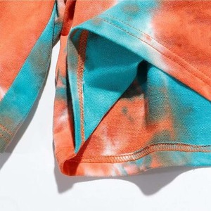 Pantalones cortos deportivos informales de primera calidad para hombre, color naranja, con cintura elástica - Product Image 3