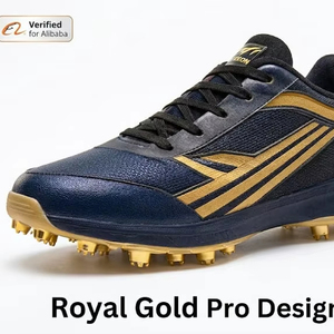 รองเท้าคริกเก็ตสำหรับมืออาชีพ HIT ZONE เย็บสองชั้น ทนทาน น้ำหนักเบา กันลื่น เหมาะสำหรับพื้นแข็ง - Product Image 1