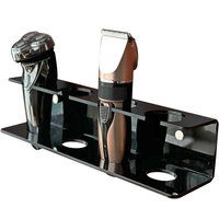 IKZARSA CIK-146 Support mural professionnel pour tondeuses à cheveux de salon, organisateur en métal pour tondeuses, coupe-cheveux, outils de coiffure, rechargeable
