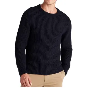 Pullover O-neck Sweater 100% Cotton Best Quality Export Oriented Men's Sweaters Men's Sweater Direct Factory Manufacture
