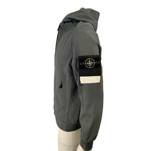 Men's Waterproof Softshell Jacket with Sheep Fur Winter Outdoor Rain <b>Coat</b> <b>Zipper</b> Closure and Hoodie Woven Soft Shell - Product Image 6