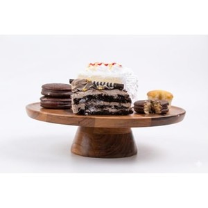 Acacia Wood Pedestal <b>Cake</b> Riser | Handcrafted Wooden <b>Cake</b> <b>Stand</b> Wholesale - Product Image 3