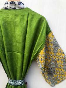 Nuevo Kimono de Seda Largo y Sexy con Bordado, Estilo Boho, para Mujer, Ideal para la Playa, Vacaciones de Verano, 2026 - Product Image 5