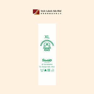 Étiquettes personnalisées pour vêtements, en polyester satiné lavable, économiques, avec découpe laser et impression sérigraphique du logo. - Product Image 2