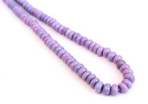Cuentas redondas lisas de ópalo color caramelo lavanda natural de 8 mm, cuentas de ópalo sueltas para la fabricación de joyas, manualidades, suministros de bricolaje, venta al por mayor - Product Image 3
