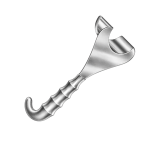 Retractor Quirúrgico Manual Universal Reutilizable de Acero Inoxidable DeLee para Procedimientos Obstétricos, Cesárea y Uso Clínico - Product Image 2