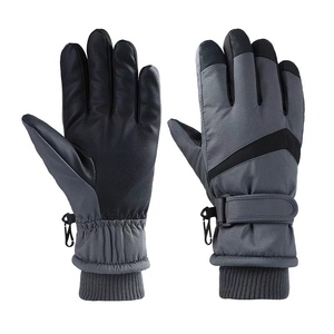 Gants de ski et de snowboard imperméables, compatibles écran tactile, chauds, en velours, coupe-vent, avec poche cachée pour l'hiver - Product Image 5