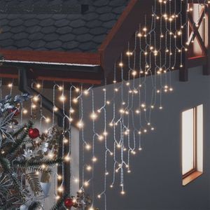 400 LED bianco caldo tenda ghiacciolo luci 8 funzione festa illuminazione 393.7 "lunghezza - Product Image 4