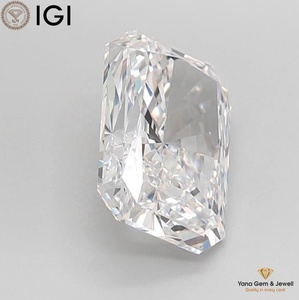 Diamant CVD cultivé en laboratoire de 3,50 carats, couleur D, clarté VVS1, taille radiant, certifié IGI pour pendentif Royal Brilliance - Product Image 4