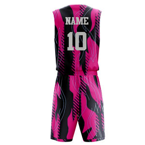 Ensemble short et maillot de basket-ball pour homme, personnalisable avec logo, respirant, 100 % polyester, impression numérique, réversible, été - Product Image 2