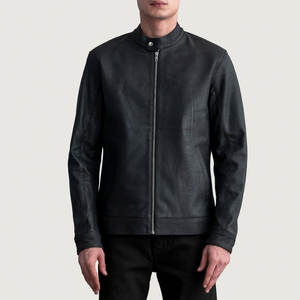 Nouvelle veste en cuir pour homme, respirante, légère, écologique, vintage, réversible, la plus élégante, en cuir lourd - Product Image 4