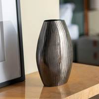 Vase à fleurs en métal Prestige, décoratif, fait main, centre de table de luxe, arrangement floral haut de gamme, collection élégante pour l'intérieur de la maison