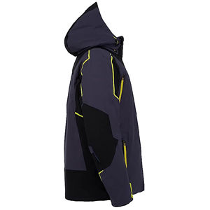 Chaqueta de esquí de invierno de color sólido al mejor precio para hombre, abrigo con capucha de moda con logo frontal, conjunto deportivo informal para la nieve, muy vendido. - Product Image 5