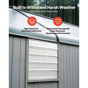 Ventilatore di Scarico a Parete da 20 Pollici con Motore AC, Ventilazione per Soffitta, Flusso d'Aria 3000 CFM, Costruzione in Acciaio Resistente, Bassa Rumorosità - Product Image 4