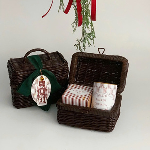 Premium Rattan <b>Ramadan</b> <b>Gift</b> Basket Handmade Natural Woven <b>Gift</b> <b>Box</b> for Eid Mubarak Corporate <b>Gifts</b> Luxury Packaging OEM ODM - Product Image 4