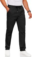 Pantalon cargo homme taille haute coupe droite décontracté, ajusté, en toile écologique, séchage rapide, idéal pour l'extérieur en hiver