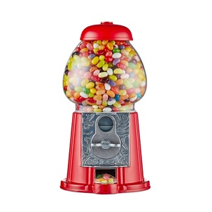Kwang Hsieh 11" Junior Vintage Red Aluminum Alloy <b>Gumball</b> <b>Machine</b> Classic Old Fashioned Coin Operated Candy Vending English - Product Image 2