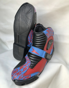 Botas de carreras hechas a medida, zapatos a prueba de viento, botas de motocicleta de cuero vacuno - Product Image 2