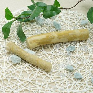 Pelota de juguete para masticar de madera dura duradera para mascotas, juguete divertido para perros, troncos de árbol de café Natural - Product Image 2