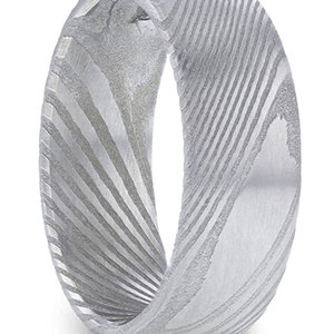 Bague en acier de Damas de qualité supérieure, bijoux faits à la main pour un style moderne, alliance en acier de Damas, bague faite à la main pour homme - Product Image 5