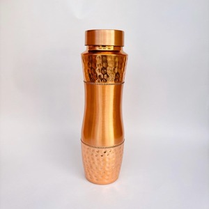 Stylish Copper Drinking <b>Bottle</b> Designed For Healthy Hydration Travel Office Fitness And Outdoor Daily Activities - Product Image 5