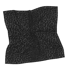 Bandana à imprimé léopard tendance 49x49cm en soie unisexe, foulard décoratif décontracté pour l'extérieur - Product Image 2