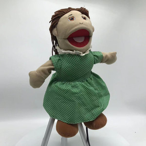 Muñeca de Peluche Personalizada con Vestido Verde y Lazo, 31cm-50cm, Material Súper Suave para Niñas de 3 Años en Adelante - Product Image 5