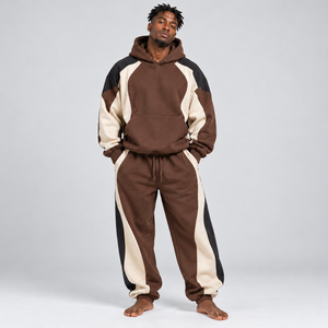 Chándal Oversize para Hombre con Tela Suave Premium, Corte Relajado, Cómodo de Usar, Diseño Moderno de Ropa Urbana - Product Image 1