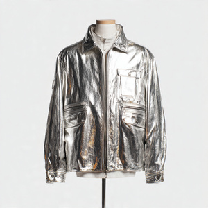 Veste en cuir de style Genz de haute qualité, très élégante et cool - Product Image 6