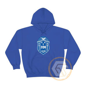 GREEK TREASURES เสื้อคลุมแขนยาวผ้าฝ้ายฟลีซ 500 กรัม ปักโลโก้ด้านหน้า สำหรับสตรี  แบบกำหนดเองสำหรับ Zeta Phi Beta - Product Image 6