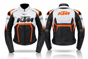Blouson de moto en cuir de vachette véritable pour homme/Chaqueta avec protection CE niveau 2 et bosse de protection - Product Image 2