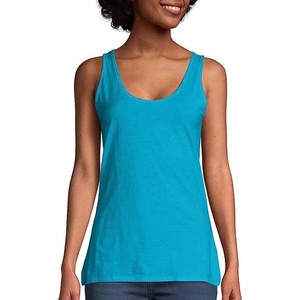 Wholesale Custom Logo Workout Tank <b>Tops</b> Breathable Muscle <b>top</b> Cotton logo Printed gym fitness tank <b>top</b> for women - Product Image 1