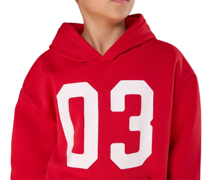 Sudadera con Capucha Personalizada con Logotipo OEM, Sudadera de Felpa de Algodón Grueso, Sudaderas con Capucha Personalizadas de Moda para Niños - Product Image 5