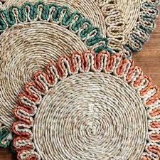 Handmade Natural Seagrass Placemat Durable <b>Round</b> Dining <b>Table</b> <b>Mat</b> Rustic Boho Style - Product Image 4