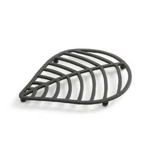 Skies Trader <b>Round</b> Cast Iron Trivet Heart Scroll Metal Hot Pad Heat Resistant Heavy Duty Pot Holder Kitchen Table Placemat - Product Image 2