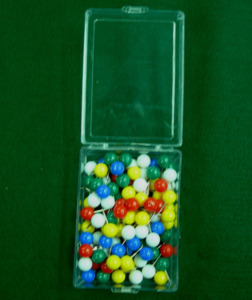 AA0041 Color Plastic head <b>pins</b> | Head <b>Pins</b> Peach Heart | For Dressmaker, Craft, <b>Sewing</b> Project and DIY Decoration - Product Image 6