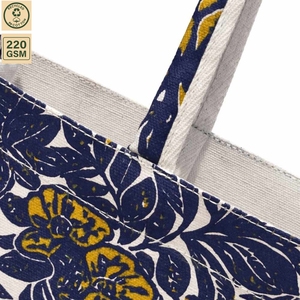 กระเป๋าผ้าแคนวาส 220 GSM สำหรับชายหาด รีสอร์ท ท่องเที่ยวช่วงฤดูร้อน ช้อปปิ้ง สั่งพิมพ์ลายได้ ขายส่งจำนวนมาก รับผลิตแบบ OEM ODM ซัพพลายเออร์ ใช้ซ้ำได้ - Product Image 5