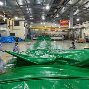 Bâche en PE verte très résistante, grande capacité, couleurs et dimensions personnalisées, couverture protectrice imperméable - Product Image 3