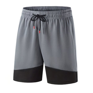 กางเกงวิ่งขาสั้นผู้ชายแบบ 2-in-1 แห้งเร็ว ระบายอากาศได้ดี ดีไซน์สีตัดกันในสไตล์ที่เป็นเอกลักษณ์และคุณภาพดีเยี่ยม - Product Image 3