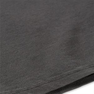 T-shirt décontracté à manches courtes en coton tricoté gris foncé pour homme, coupe classique, style streetwear - Product Image 3